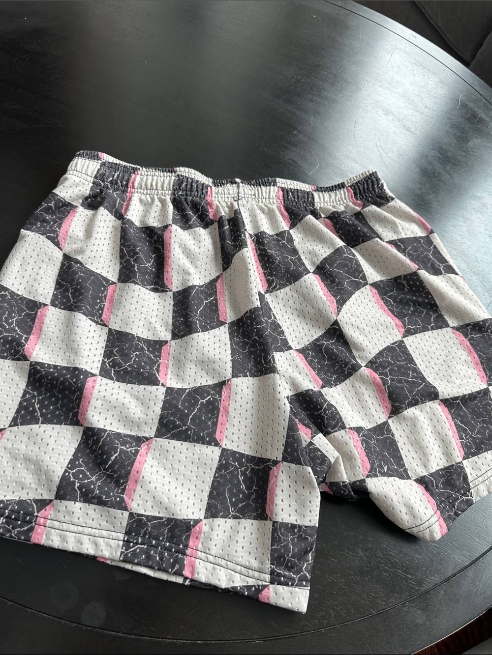Men's Duvin Checkerboard Athletic Shorts - Picture 5 of 8